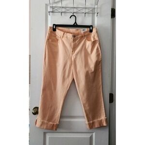 Style‎ & Co  Women's Curvy Capri  Mid-Rise Slimming Pocket Size 14